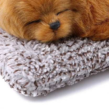 Car Stuffed Toys Lovely Simulation Animal Plush Sleeping Dogs Toy Kids For Car Interior Decor Accessories