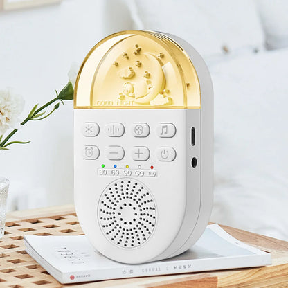 White Noise Machine Portable Baby White Noise Machine 24 Soothing Sounds Sleeping Relaxation Rechargeable for Home Travel