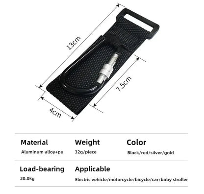 1pcs Multifunctional Hook for Bicycles Electric Vehicle Scooters Baby Carriages Hook Motorcycle Helmet Universal Hooks