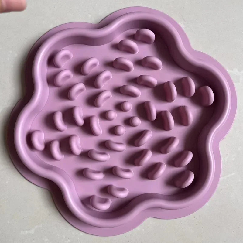 Pet Products Mat For Dogs Cats Slow Food Bowls With Suction Cup Feeding Food Silicone Lick Pad Dog Slow Feeders Treat Dispensing