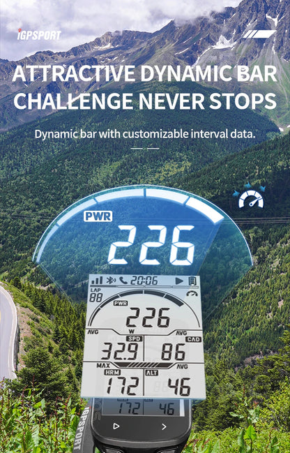 IGPSPORT Bicycle Computer BSC100S Computer BLE Bluetooth ANT Waterproof Wireless Bike Stopwatch MTB Road Cycling Bike Computer