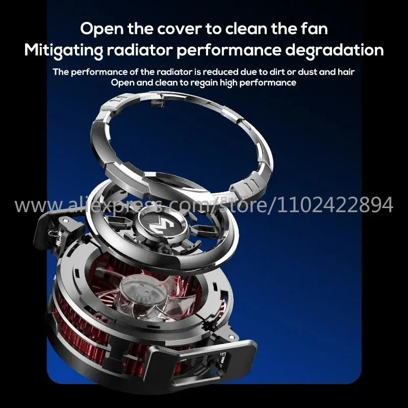 MEMO CX08, 2 in 1 Thermoelectric Phone Cooler and Wireless Charger, Semiconductor-Based, for iPhone & Android Phones