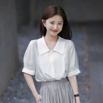 Skirts for Women Silk Clothing Office Satin Long Womens Skirt Maxi Grey with Pocket Formal Trend Korean Style Cheap Summer 2024