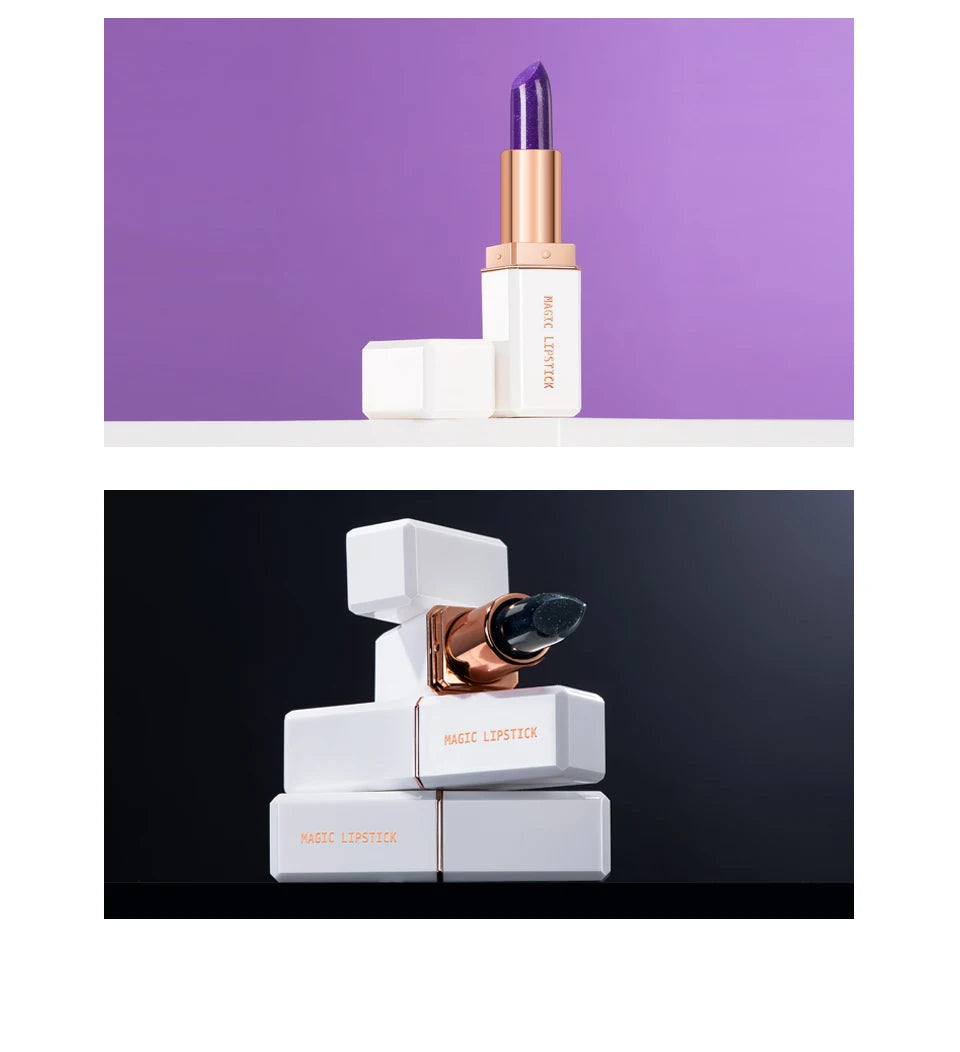 Magic Lipstick Temperature Color Changing Lip Stain Gloss Moisturizing Long Lasting Waterproof Lip Balm 6Colors Women Lipstick