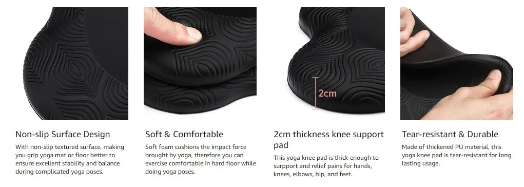 Yoga Kneeling Mat Thickened Shock Absorption Support Mat Knee Pad Portable Elbow Pad Yoga Mat Exercise Fitness Yoga Accessories
