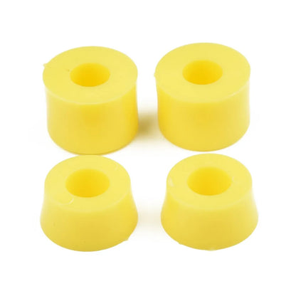 4Pcs Replacement Skateboard Shock-absorbing Pad Double Tilting Four Wheel Skateboard Bracket PU Pad Shock-absorbing Bowl Pad