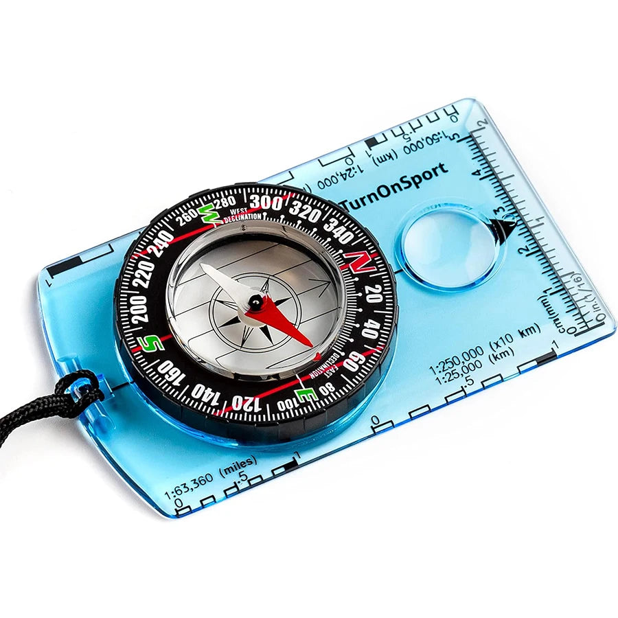 Professional Waterproof Camping Compass - Hiking Backpack Essential, Survival Gift for Outdoor Navigation & Map Reading
