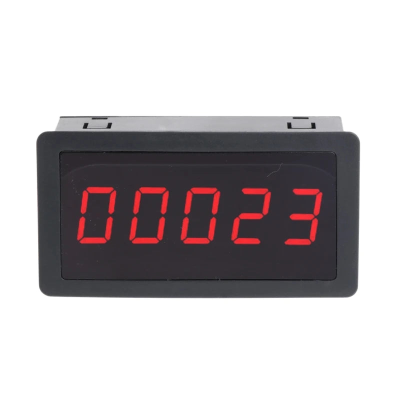 Electronic Counter 5-Digit Counter Meter-Counter Meter 12-24V Red 5 Digit 0.56" LED Panel Counter Meter Up DropShipping