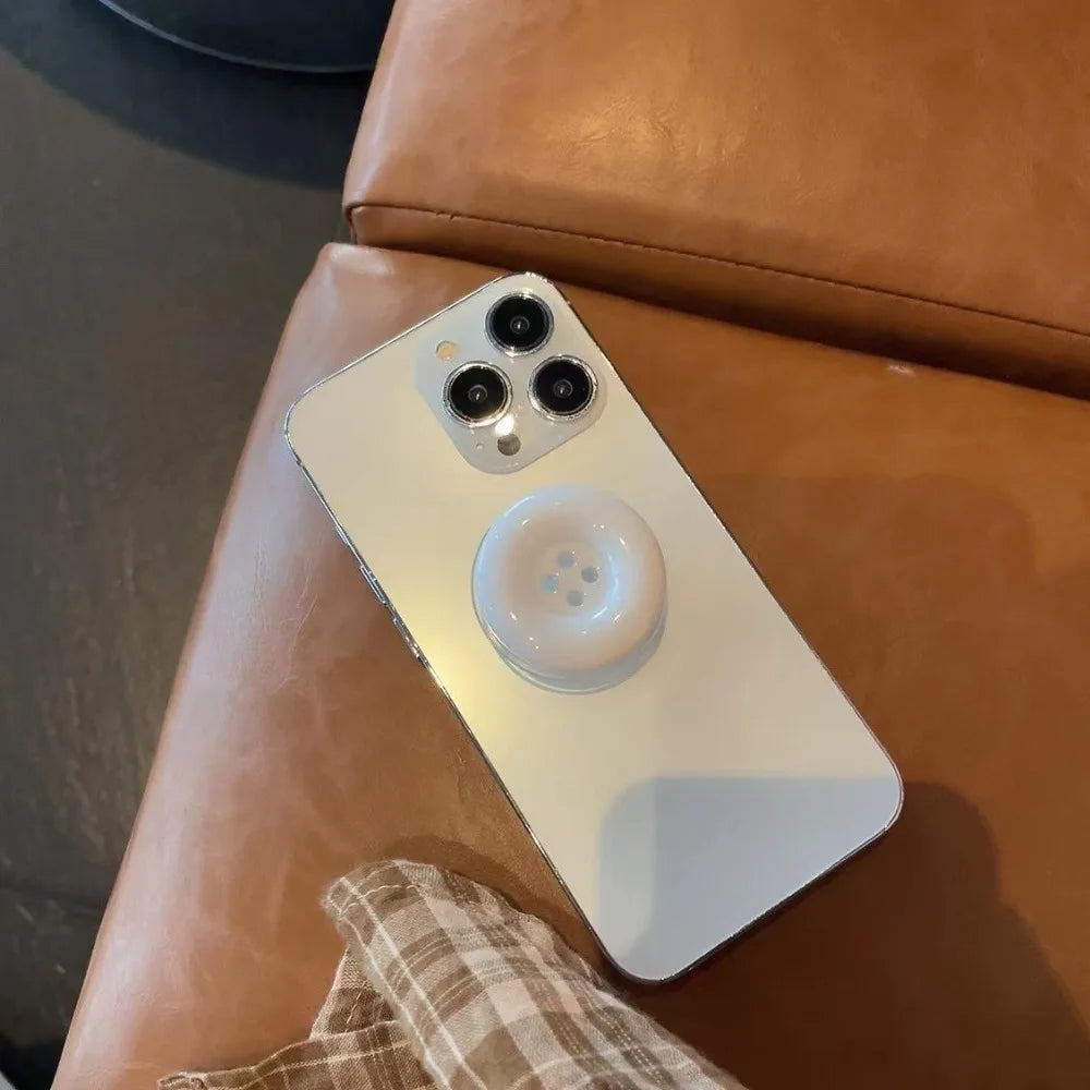 3D Simulated Button Phone Stand New Adhesive Phone Grip Phone Stand Cute Adhesive Retractable Phone Stand