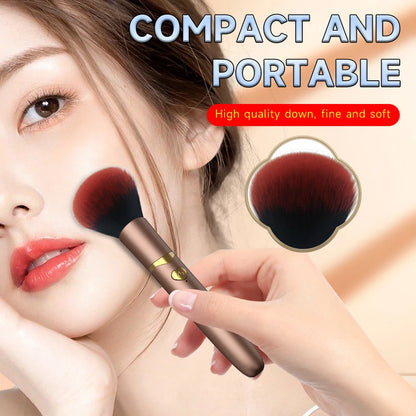 2 In 1 Portable Makeup Brush Rechargeable Electric Foundation Brush For Liquid Creams And Foundations