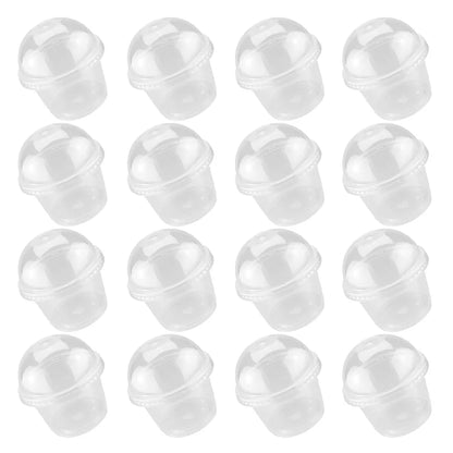 50Pcs Disposable Pudding Cups Plastic Dessert Cups Ice Cream Bowls Cake Containers Yogurt Jars Takeout Boxes Snack Cups Treat