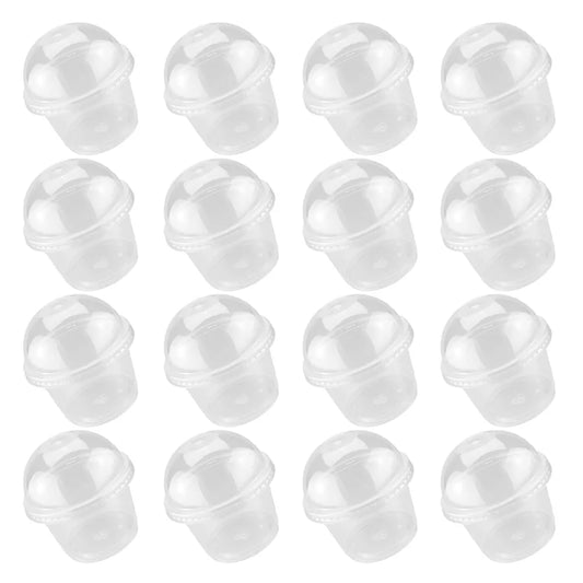 50Pcs Disposable Pudding Cups Plastic Dessert Cups Ice Cream Bowls Cake Containers Yogurt Jars Takeout Boxes Snack Cups Treat