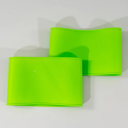 2pcs Non-Slip Silicone Soccer Sock Sleeves - Fit, Durable Grip for Athletes, Perfect for Football & Sports, Black - For Football