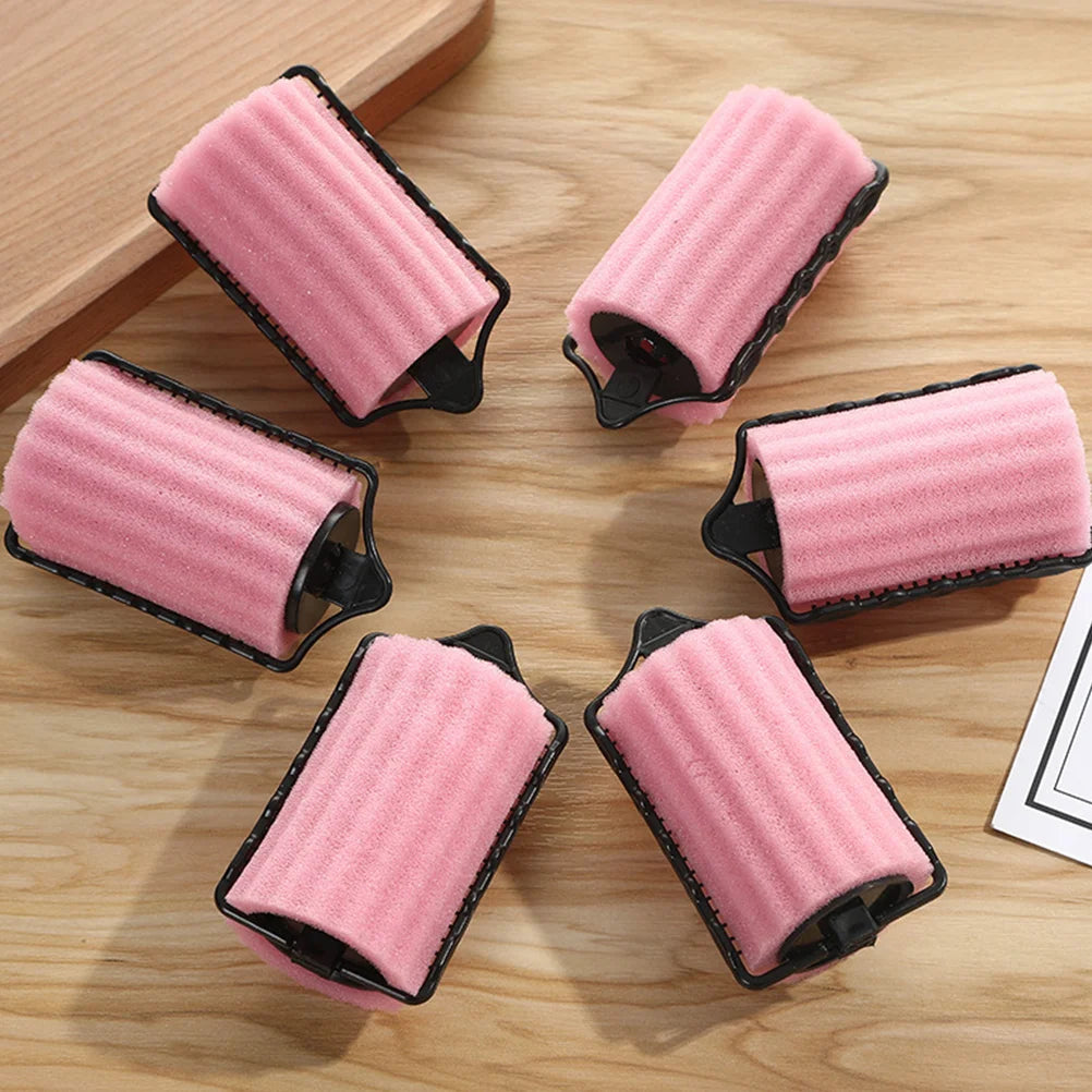 8 Pcs Soft Sponge Hair Curlers Foam Rollers For Volume Self Holding Sleep Perm Curlers Hair Tools Hair Rollers