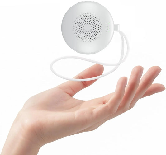1000mAh USB Rechargeable White Noise Machine with Night Light, 12 Soothing Sounds,Timer Shutdown for Baby/Adult