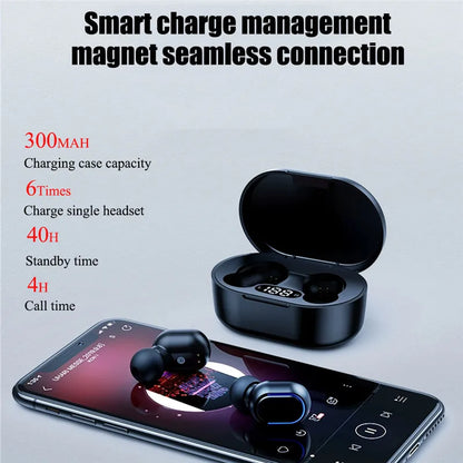 2025 New E7s TWS Bluetooth Headset Wireless Headset in Ear Stereo Noise Reduction Sports Headset with Microphone Headset