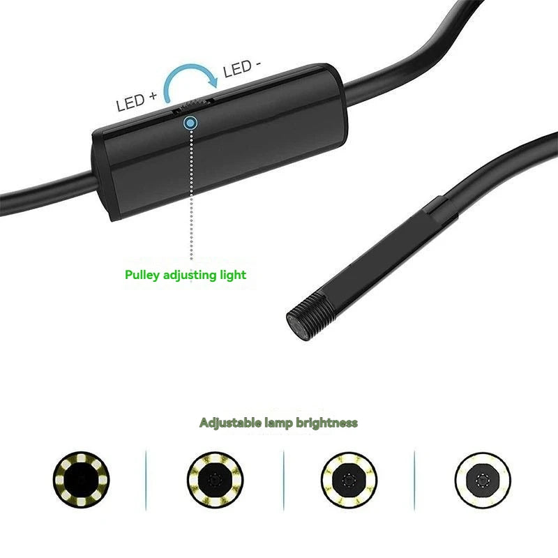Megapixel 5.5/8MM HD Android Endoscope Type-C Endoscope Inspection Camera IP67 Waterproof for Smart Android Phones