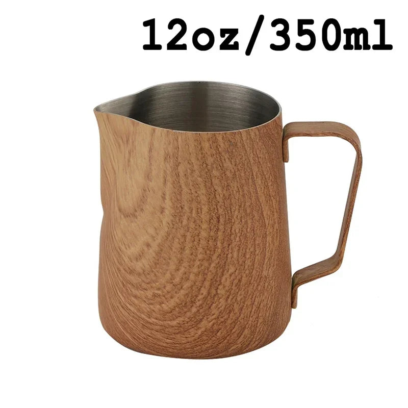 Coffee Latte Milk Frothing Jug Milk Frother Pitcher Stainless Steel Jug Espresso Barista Pitcher Milk Pot Coffee Accessories