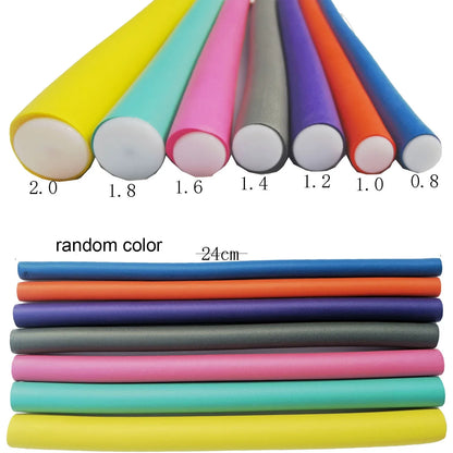 10 Pcs/Set Hair Curler Flexblei Hair Curing Rod Magic Air Hair Roller Curling Sticks Soft Foam Twist Rods Hairs DIY Styling Tool