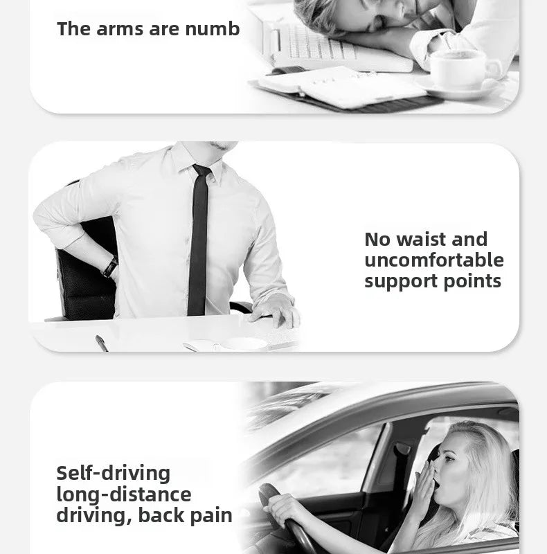 1Pcs 43×28×10cm Portable Press Inflatable Pillow Outdoor Travel Pillow Ultra Soft Comfortable Car Pillow for Neck&Lumbar Support