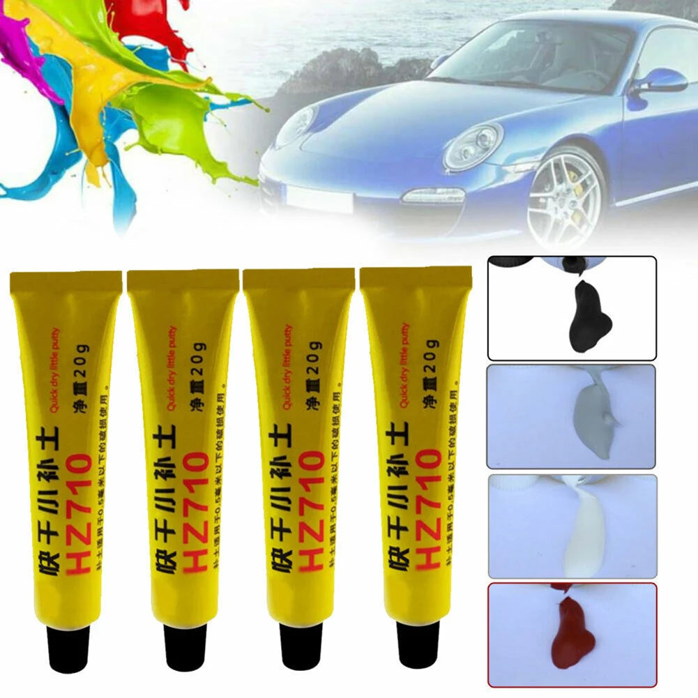 Car Body Putty Scratch Filler Smooth Painting Pen Scratch Repair Tool Quick Drying Scratch Repair Tool Red/gray/white/ Black