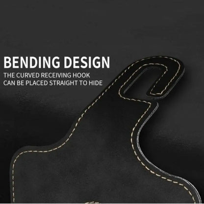 2 in 1 Car Back Seats Hook Storage Organizer Double Hook Car Headrest Hooks Strong Load-Bearing Hanging Auto Rear Seats Hanger