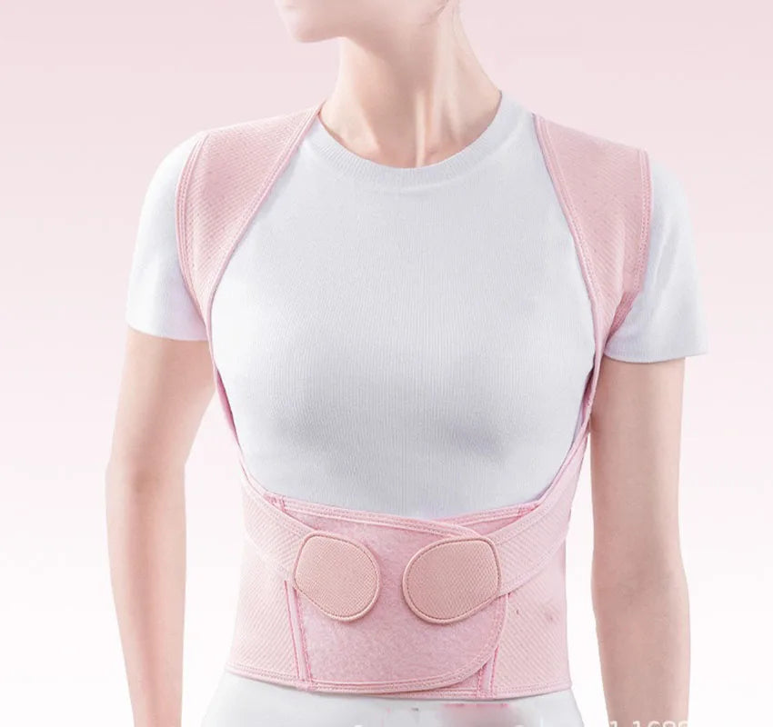 Posture Corrector for Hunchback & Spinal Alignment  Adjustable Upper Back Brace with Breathable Strap Orthopedic Posture Trainer