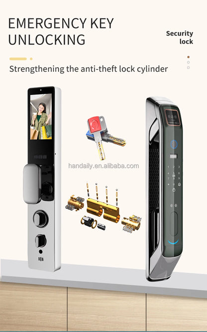 Usmart Go Smart Door Lock  Fingerprint Intelligent Digital Support Real Time Video Intercom Function Smart Door Lock