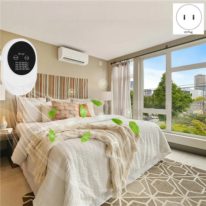 AT21-2X Odor Eliminator For Strong Odor Odor Removal Air Ionizers For Home, Pets,Toilet,Wardrobe, Bedroom,Kitchen,Us Plug