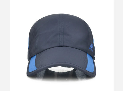 2024 New Men's Quick Drying Baseball Cap Korean Outdoor Sunscreen Visor Women's Athleisure Waterproof Mesh Cap