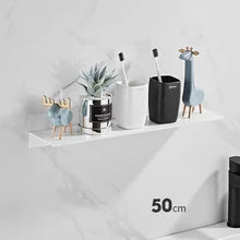 Floating Bathroom Shelves Without Drilling Storage Wall Rack Home Organizer Ledge Hardwares Cabinet Kitchen Toilet Accessories