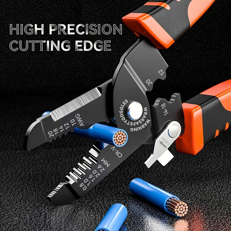 Wire Cutter, Wire Stripper Crimper, Wire Stripping Tool, Cable Stripper, Wiring Tools, Wire Crimping Tool