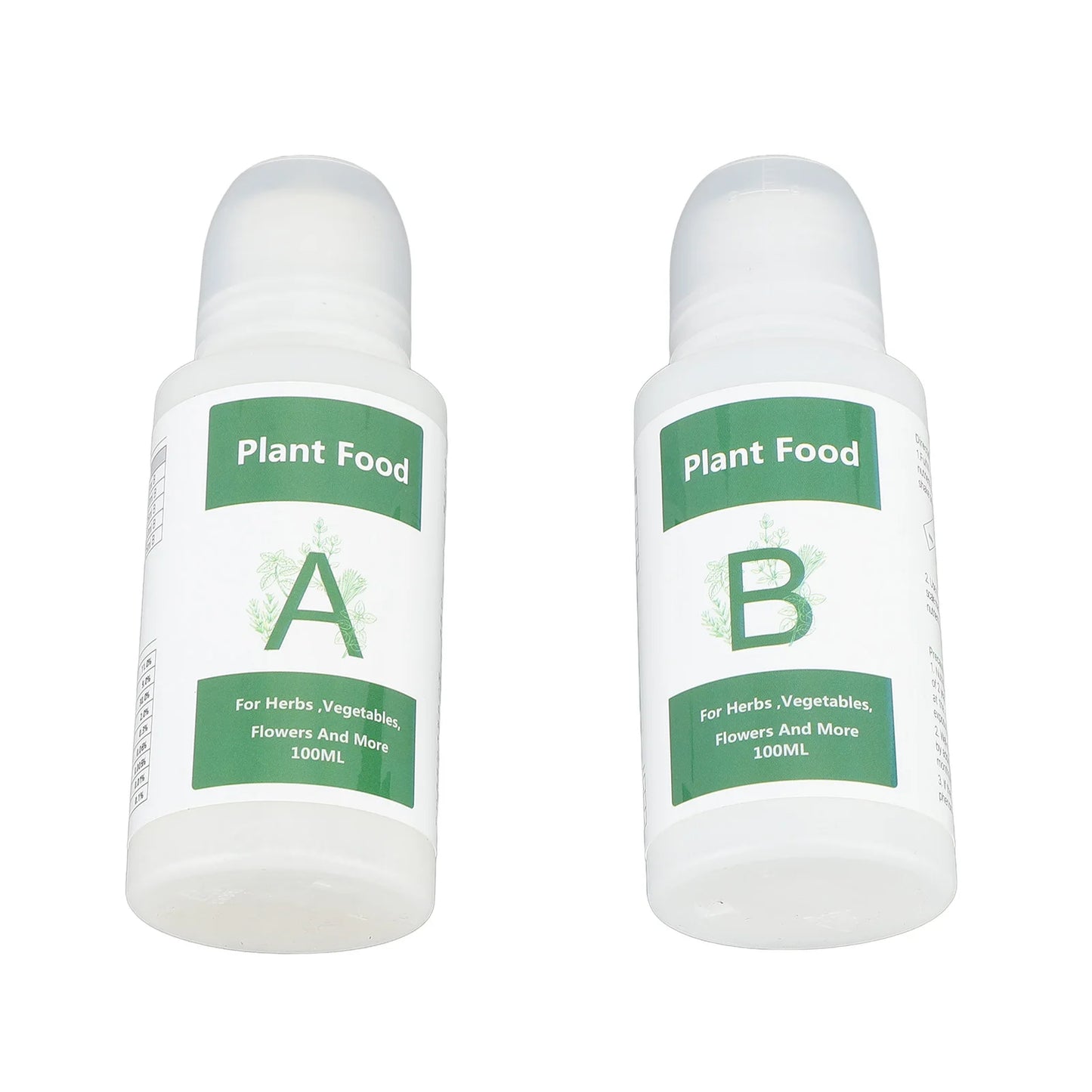 Plant Growing Nutrient 3 Set Hydroponic Plant Food Plant Growing Hydroponic Nutrients Indoor Plant Food for Vegetables Fruit