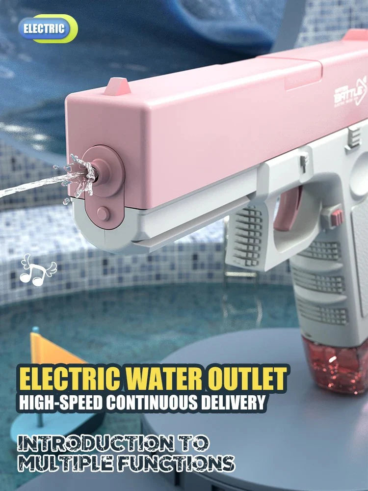 Electric Water Gun Toy Portable Automatic  Electric Burst Water Gun Kids Outdoor Water Toys