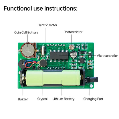 DIY Digital Clock Kit DC 5V Mini Weather Clock Soldering Practice Electronic Multifunctional DIY Alarm Clock Kit