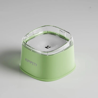 Non-Wetting Mouth Pet Floating Bowl Spill Proof Anti-Tip Pet Water Bowl Large Capacity 2000ML Dogs Slow Drinking Bowl Multi-Pet