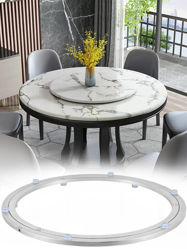 14 Inch Rotating Metal Turntables Dining Table Bearing Heavy Duty Round Dining Table Smooth Swivel Plate for Dining Table