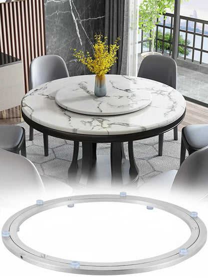 14 Inch Rotating Metal Turntables Dining Table Bearing Heavy Duty Round Dining Table Smooth Swivel Plate for Dining Table