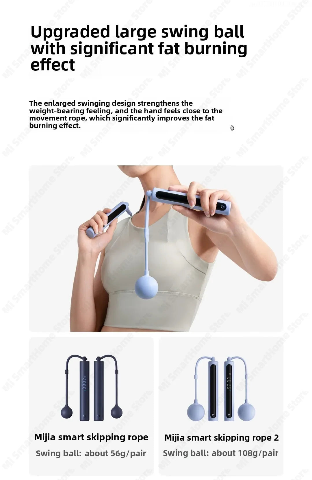 Xiaomi Mijia Smart Skipping Jump Rope 2 Digital Counter Adjustable Calorie Calculation Sport Fitness Exercise Lose Weight