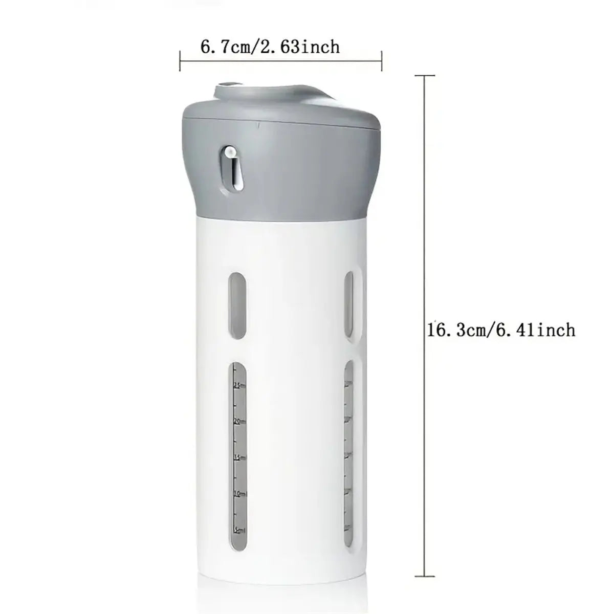 4 In 1 Portable Travel Liquid Dispenser Bottle Refillable Leakproof Travel Container For Perfume Shampoo Conditioner Lotion