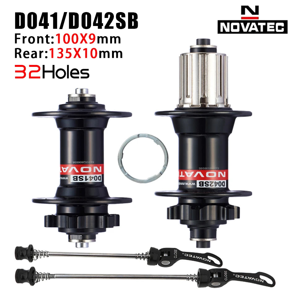 NOVATEC Mountain Bike Hub D041SB D042SB 32/36 Holes Mtb Bushing for 8/9/10/11 Speed MTB Disc Brake Hub  Mtb Hubs 32H mtb hubs
