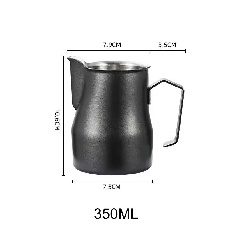 Coffee Milk Frothing Pitcher Jug Stainless Steel With Scale Espresso Steaming Pitchers Professional Milk Foam Jug Barista Craft