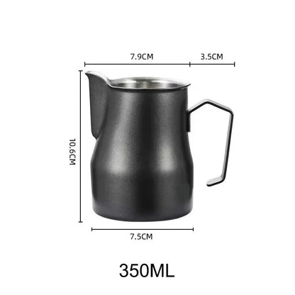 Coffee Milk Frothing Pitcher Jug Stainless Steel With Scale Espresso Steaming Pitchers Professional Milk Foam Jug Barista Craft
