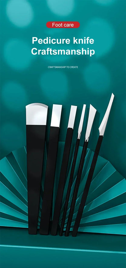 Stainless Steel Hand Foot File Callus Cuticle Dead Skin Removal Manicure Feet Pedicure Knife Toe Nail Scraper Foot Care Tools
