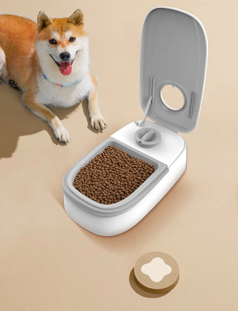 Pet Automatic Timing Feeder Detachable Auto Dog Dry Food Dispenser Smart Pet Food Feeder Timed for Cats Dogs
