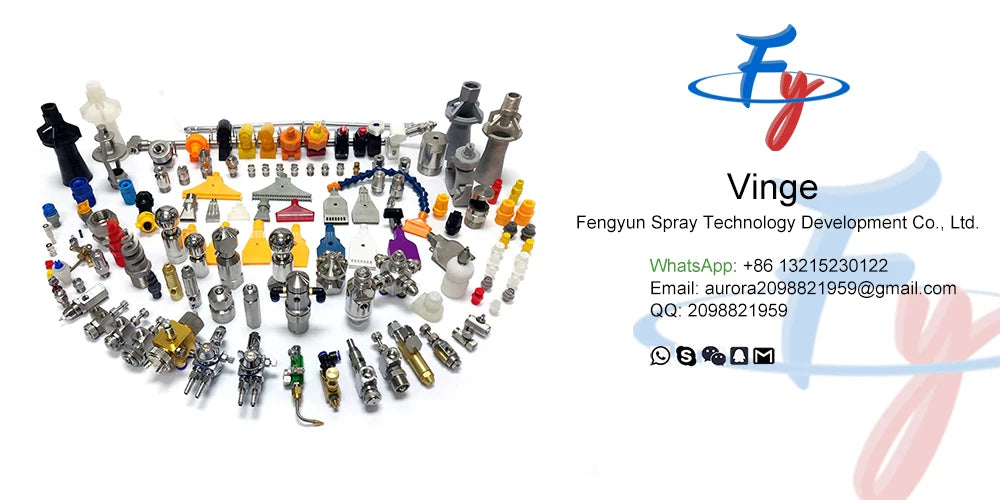 Agriculture Spray Nozzle Fighter Fan Nozzle, Atomizing Sprayer Nozzle, Spray Gun with 4 Nozzles