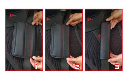 Car accessories seat belt PU Leather Safety Belt Shoulder Cover Breathable Protection Seat Belt Padding Pad Auto Interior Access