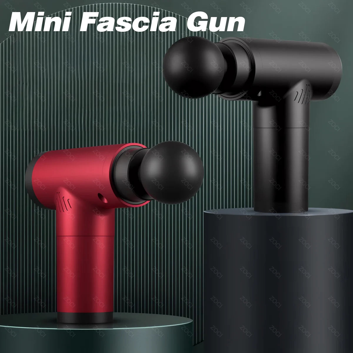 Portable Mini Fascia Gun Handheld Massage Gun Vibration Muscle Massager Deep Tissue Massager for Body Back Neck Leg Foot
