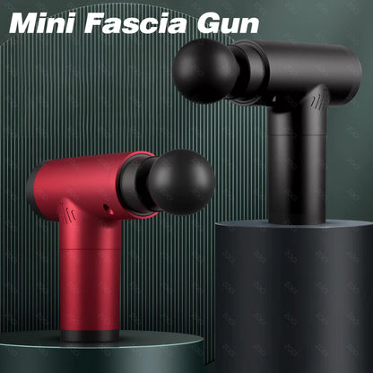 Portable Mini Fascia Gun Handheld Massage Gun Vibration Muscle Massager Deep Tissue Massager for Body Back Neck Leg Foot