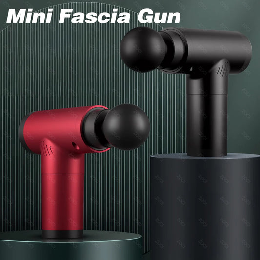 Portable Mini Fascia Gun Handheld Massage Gun Vibration Muscle Massager Deep Tissue Massager for Body Back Neck Leg Foot